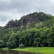 Sandstone cliffs