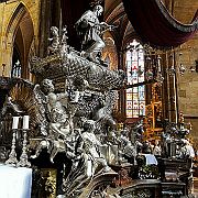 Tomb of St. Nepomuk. wrought entirely of silver