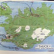 This was our round trip showing ports and day trips